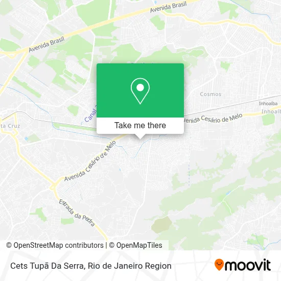 Cets Tupã Da Serra map