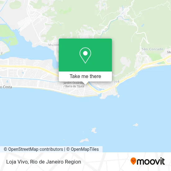 Loja Vivo map