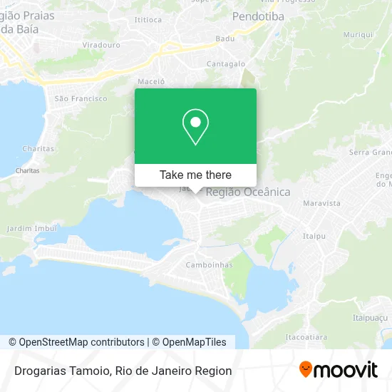 Drogarias Tamoio map