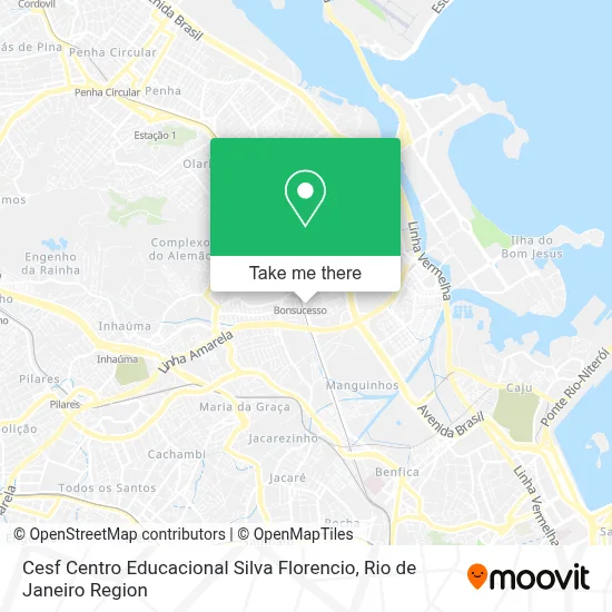 Cesf Centro Educacional Silva Florencio map