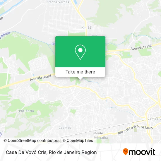 Casa Da Vovó Cris map
