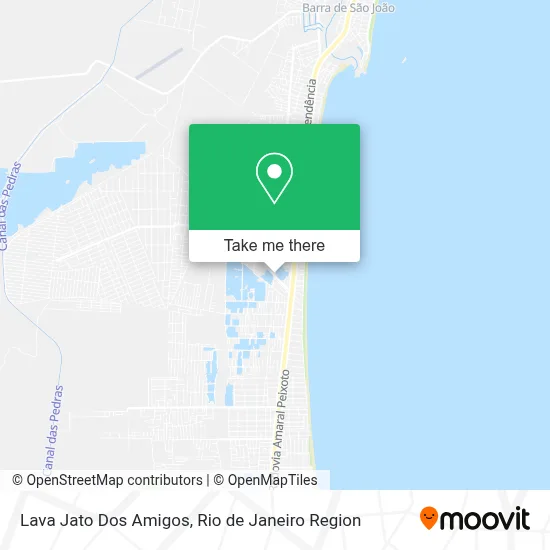 Lava Jato Dos Amigos map