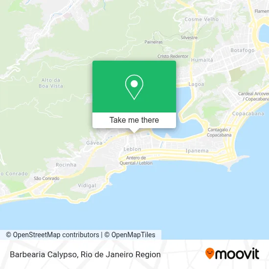 Barbearia Calypso map