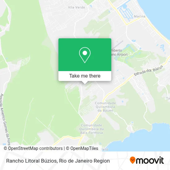 Rancho Litoral Búzios map