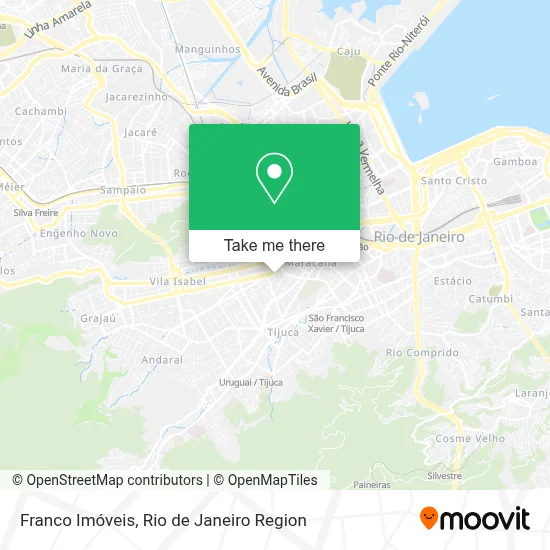 Franco Imóveis map