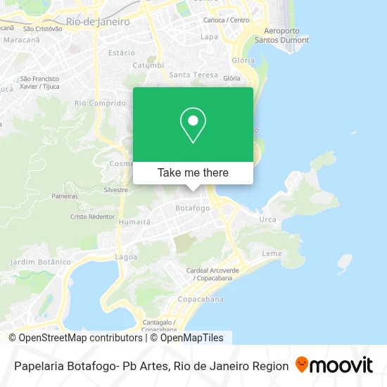 Papelaria Botafogo- Pb Artes map