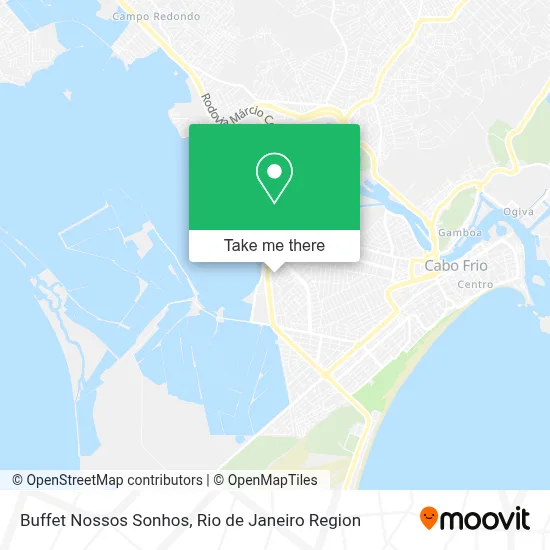 Buffet Nossos Sonhos map