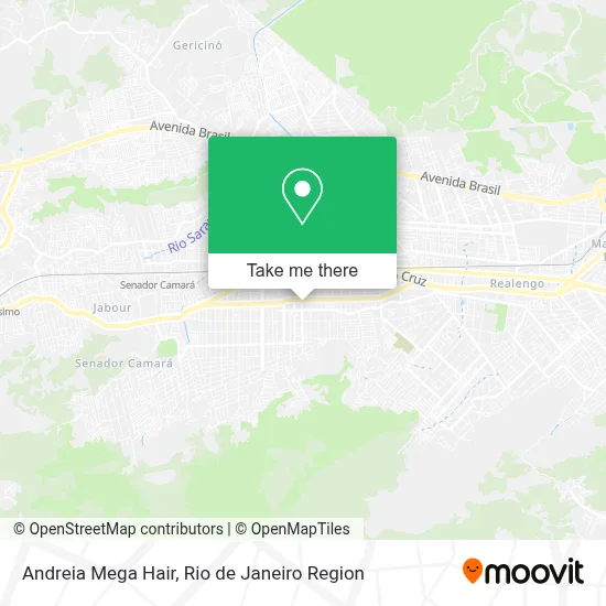 Andreia Mega Hair map