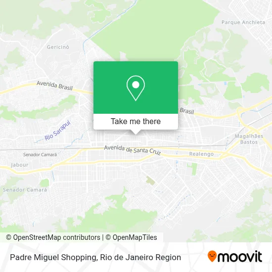 Padre Miguel Shopping map