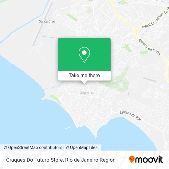 Craques Do Futuro Store map