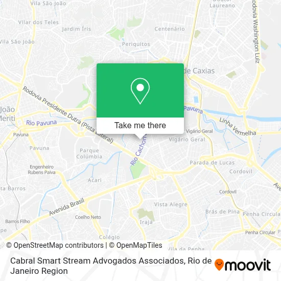 Cabral Smart Stream Advogados Associados map