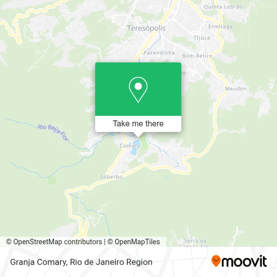 Granja Comary map