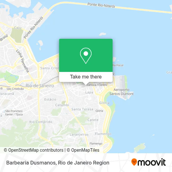 Barbearia Dusmanos map