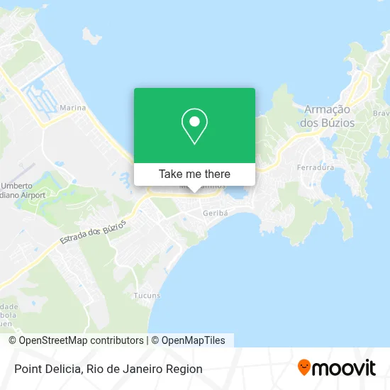 Point Delicia map