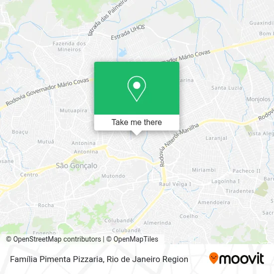 Família Pimenta Pizzaria map