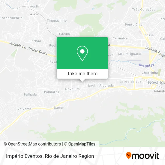 Império Eventos map