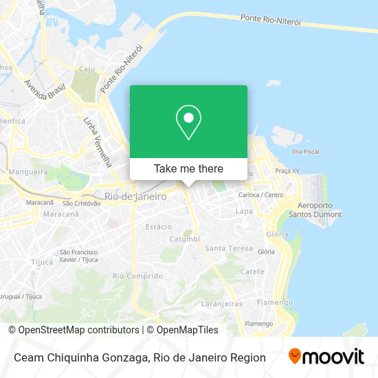 Ceam Chiquinha Gonzaga map