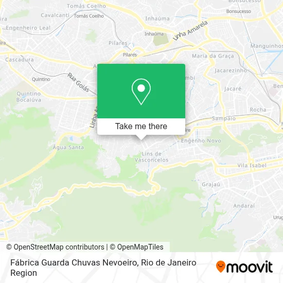 Fábrica Guarda Chuvas Nevoeiro map