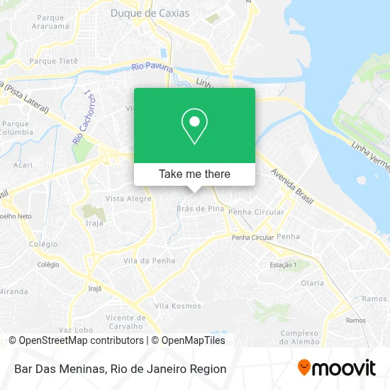Bar Das Meninas map