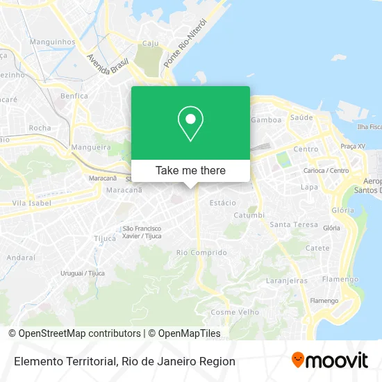 Elemento Territorial map