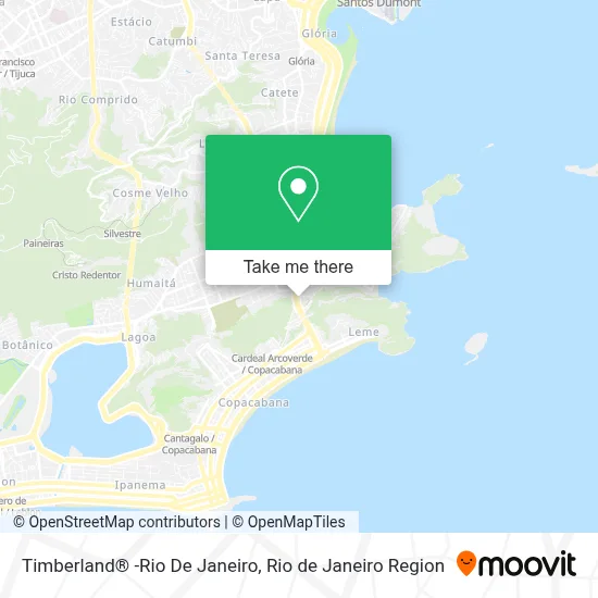 Timberland® -Rio De Janeiro map