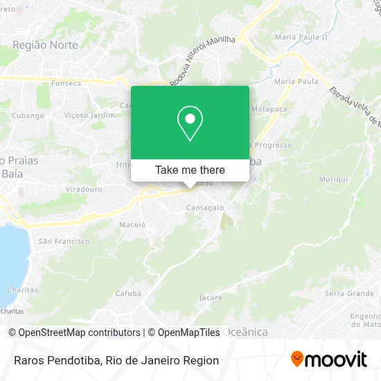 Raros Pendotiba map