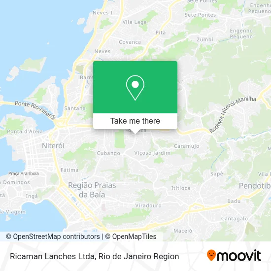 Ricaman Lanches Ltda map