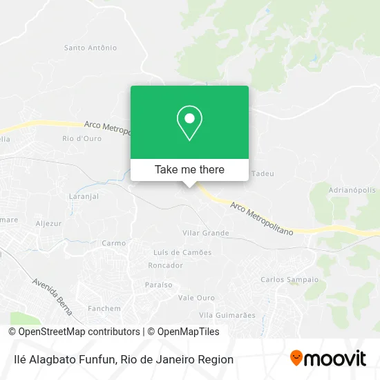 Ilé Alagbato Funfun map