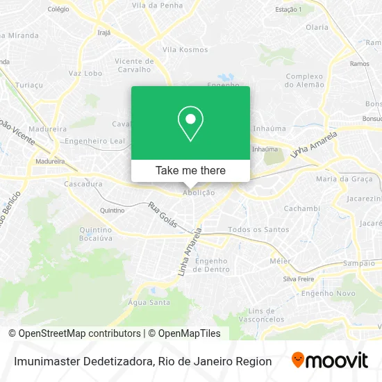 Imunimaster Dedetizadora map