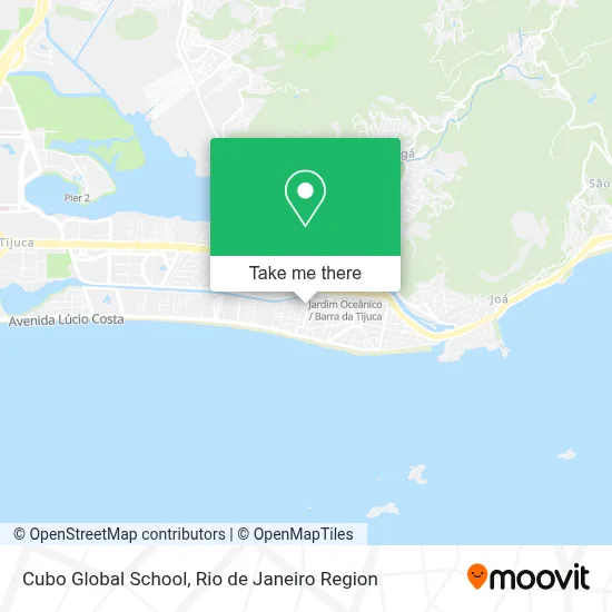 Cubo Global School map
