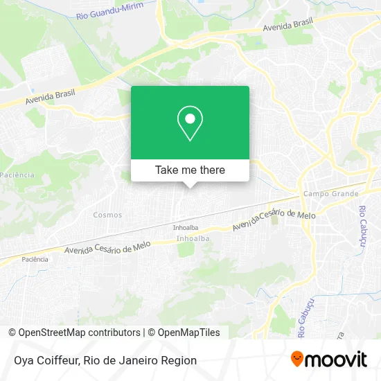 Oya Coiffeur map
