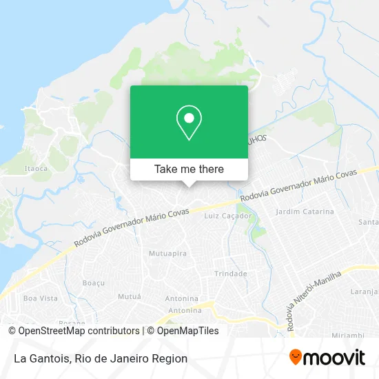 La Gantois map