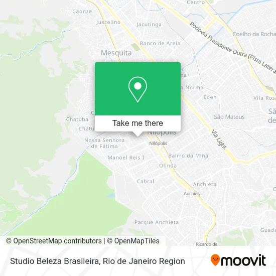 Studio Beleza Brasileira map