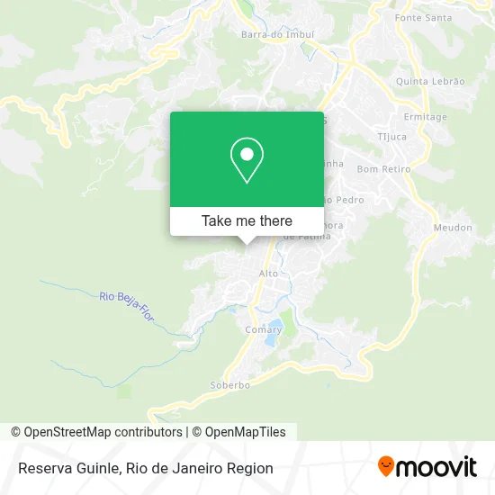 Reserva Guinle map