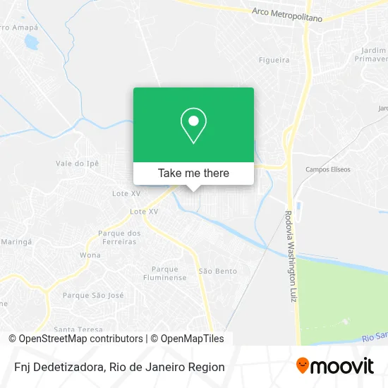 Fnj Dedetizadora map