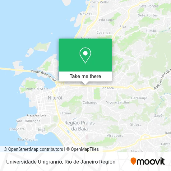 Universidade Unigranrio map