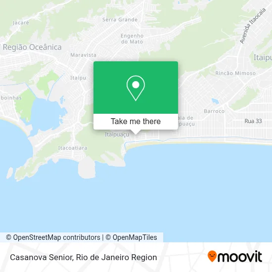 Casanova Senior map
