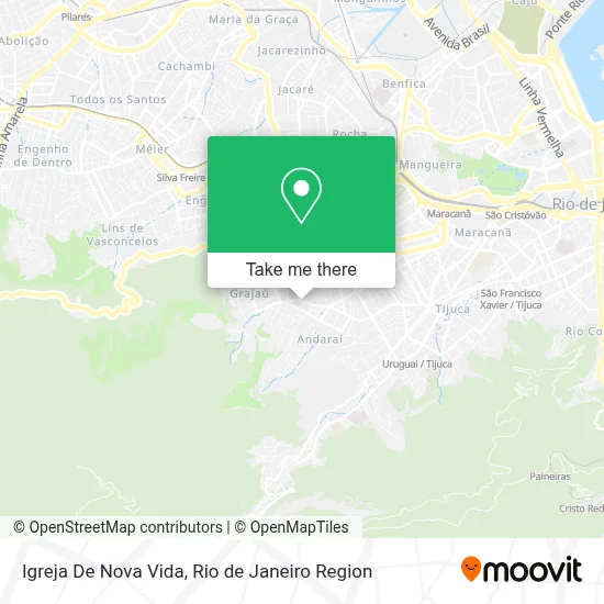 Igreja De Nova Vida map