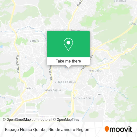 Espaço Nosso Quintal map