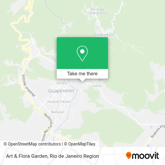 Art & Flora Garden map