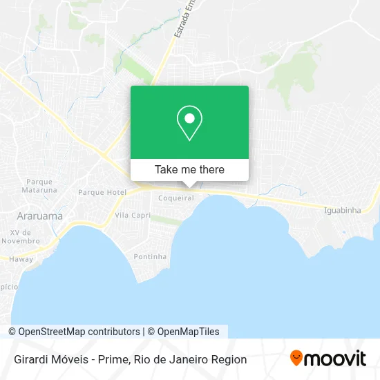 Girardi Móveis - Prime map