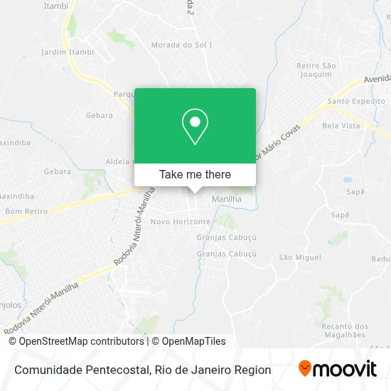 Comunidade Pentecostal map