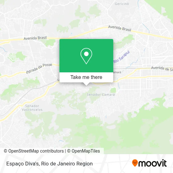 Espaço Diva's map