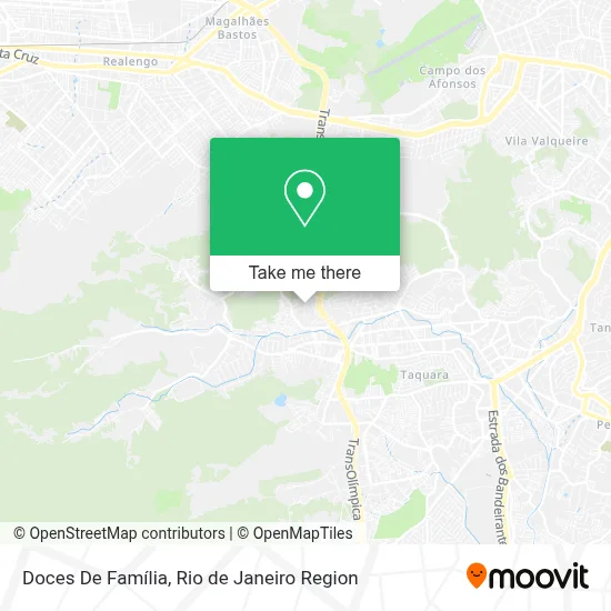 Doces De Família map