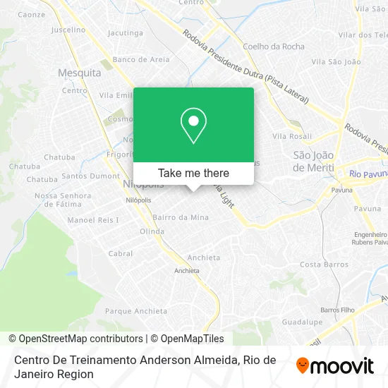 Centro De Treinamento Anderson Almeida map
