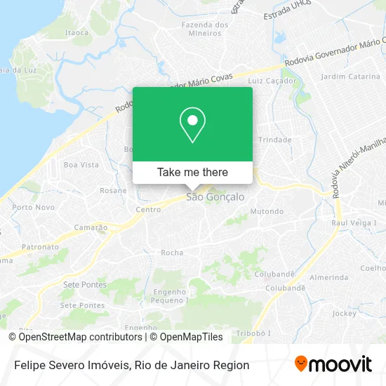 Felipe Severo Imóveis map