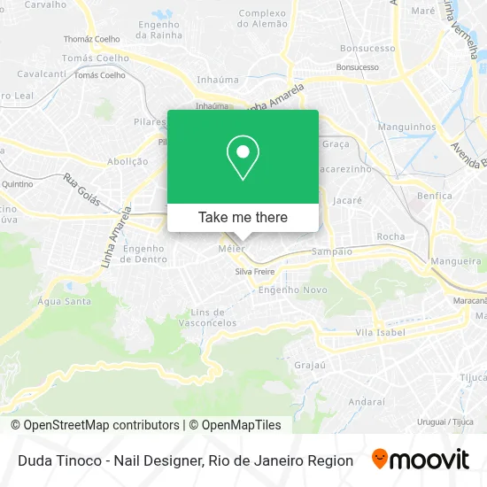 Duda Tinoco - Nail Designer map