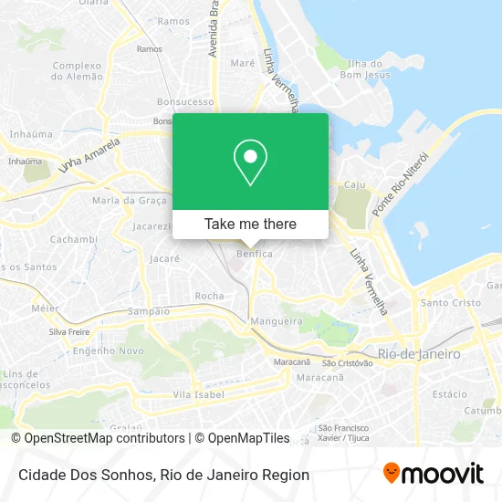 Cidade Dos Sonhos map