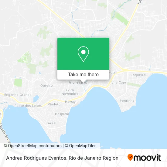 Andrea Rodrigues Eventos map