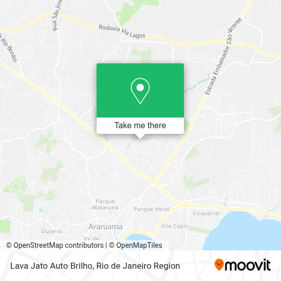 Lava Jato Auto Brilho map